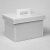 Bel-Art Lead Lined Polyethylene Storage Box; 20L X 30W X 20CMH
